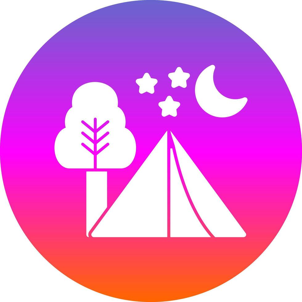 Camping Vector Icon Design
