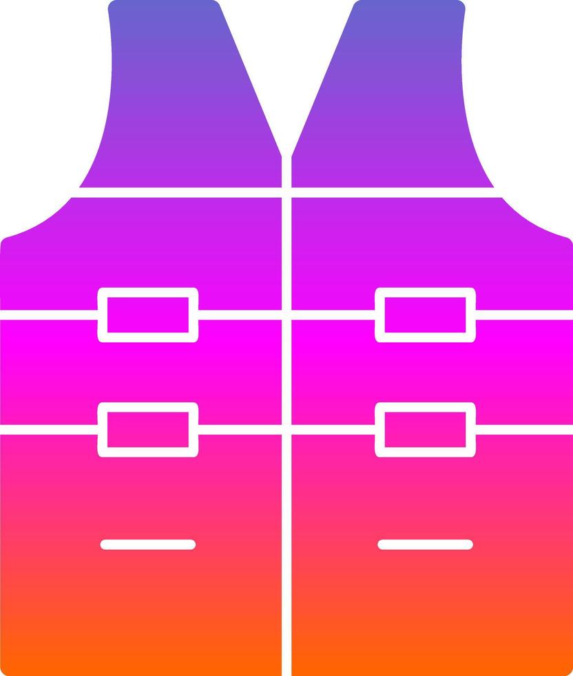 Life Vest Vector Icon Design