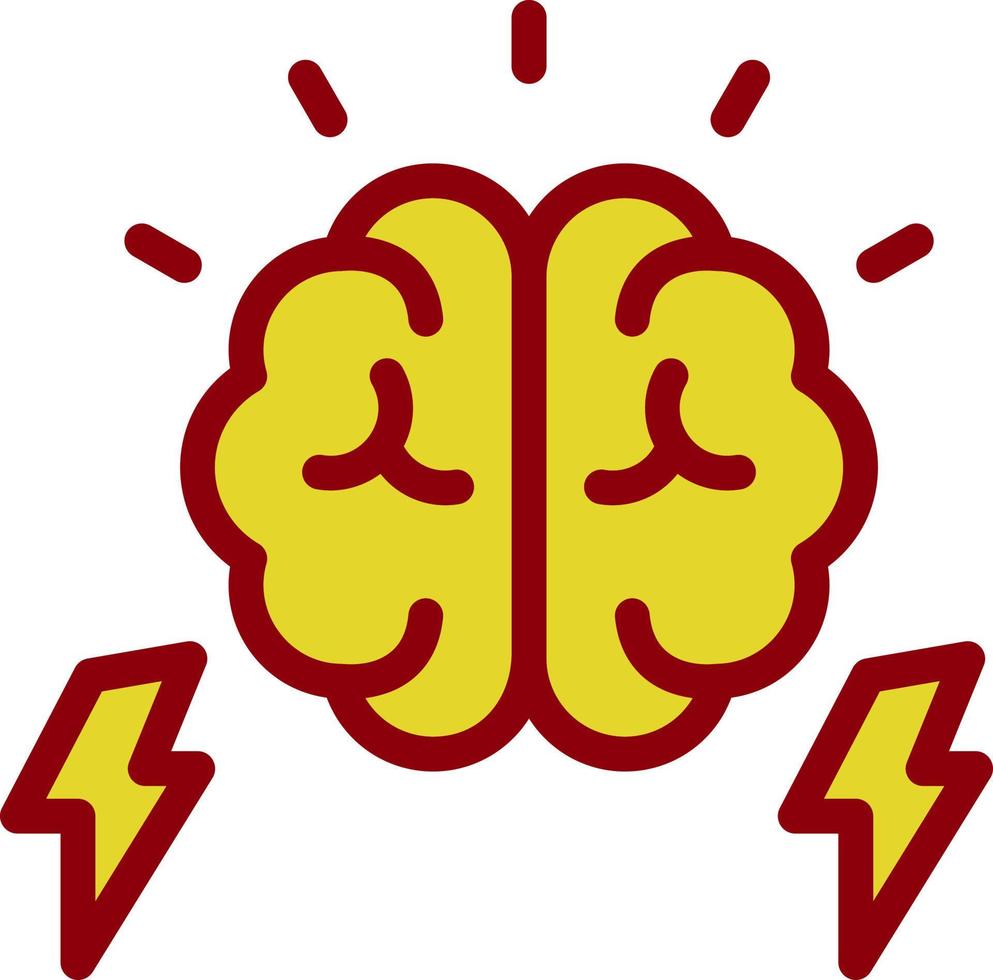 Brain Power Vector Icon Design