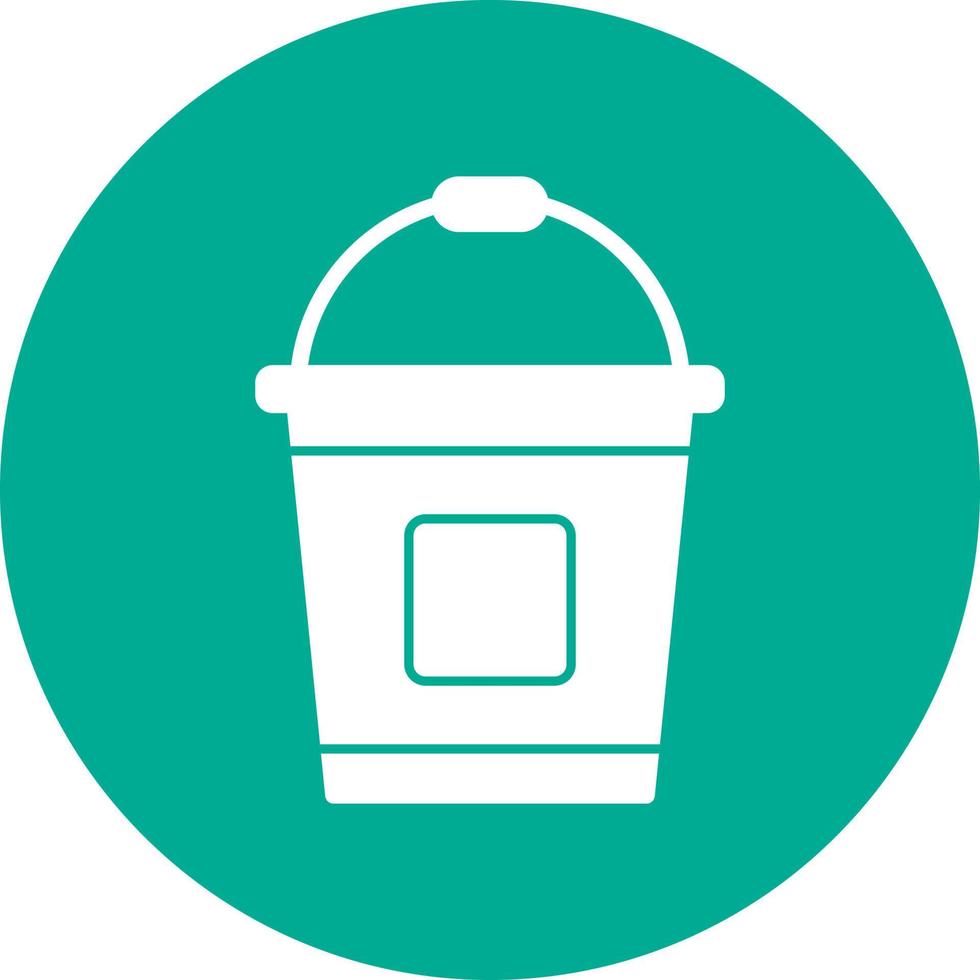 Bucket Vector Icon Design