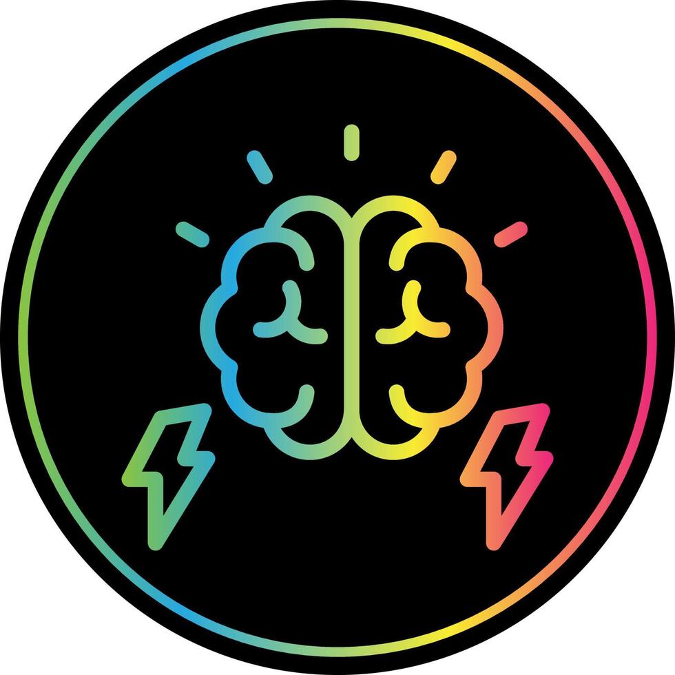 Brain Power Vector Icon Design