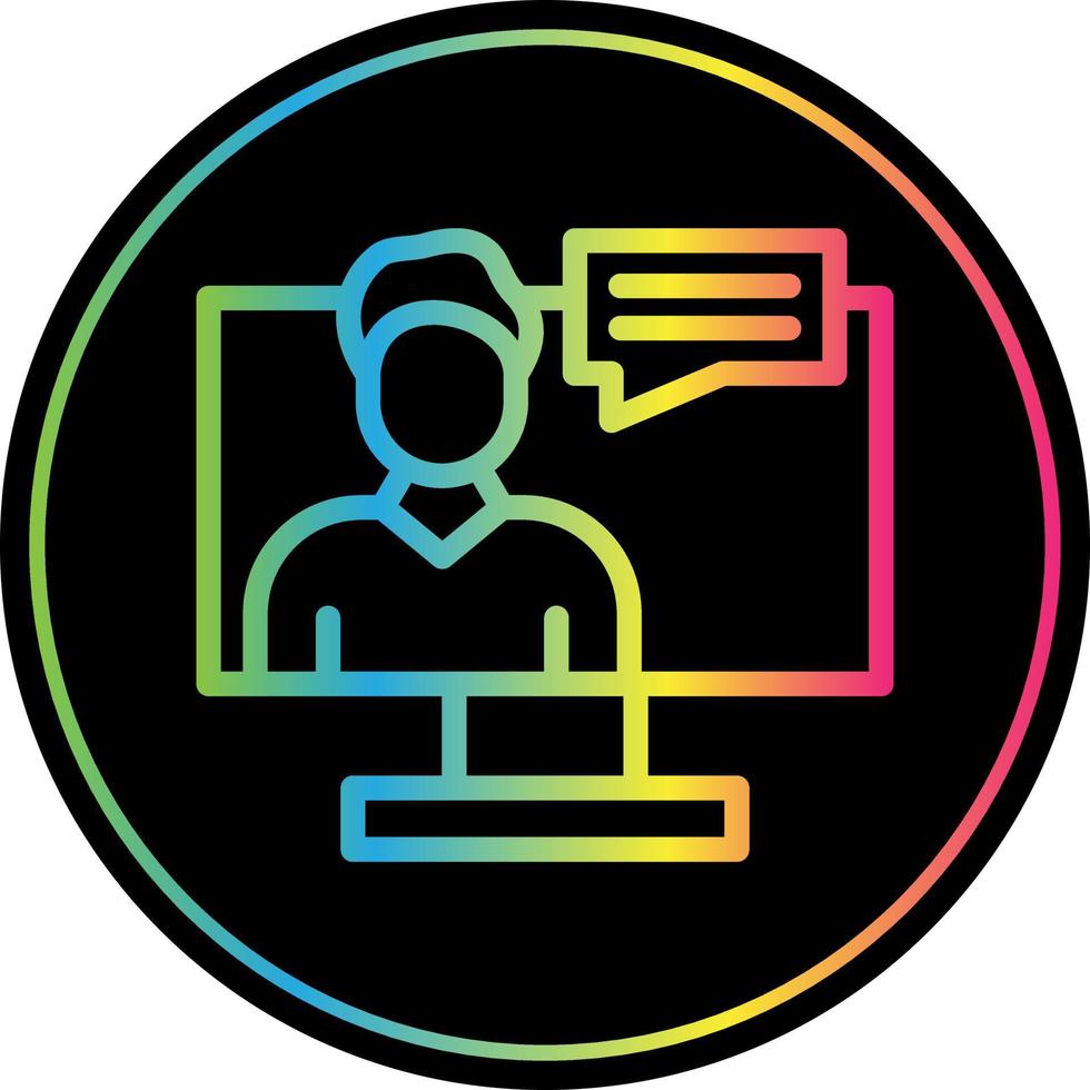 diseño de icono de vector de hombre digital