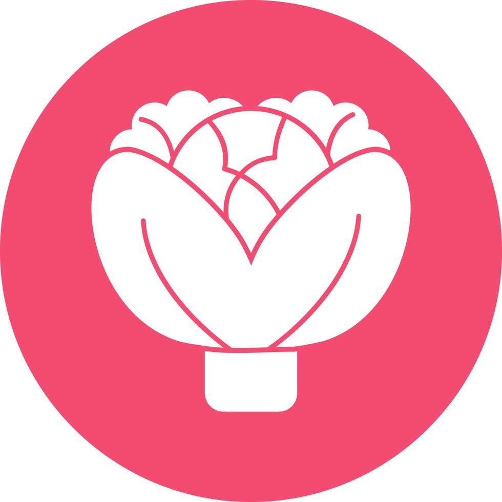 Cabbage Vector Icon Design