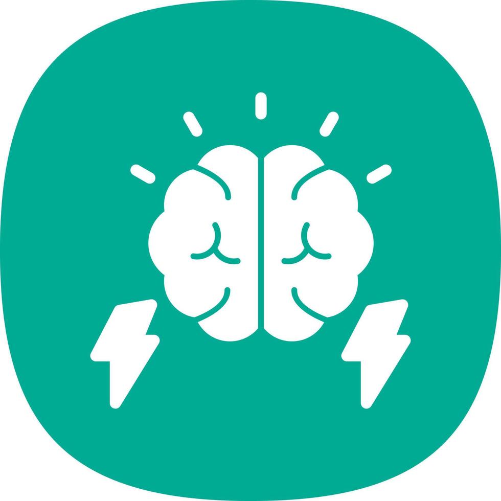 Brain Power Vector Icon Design