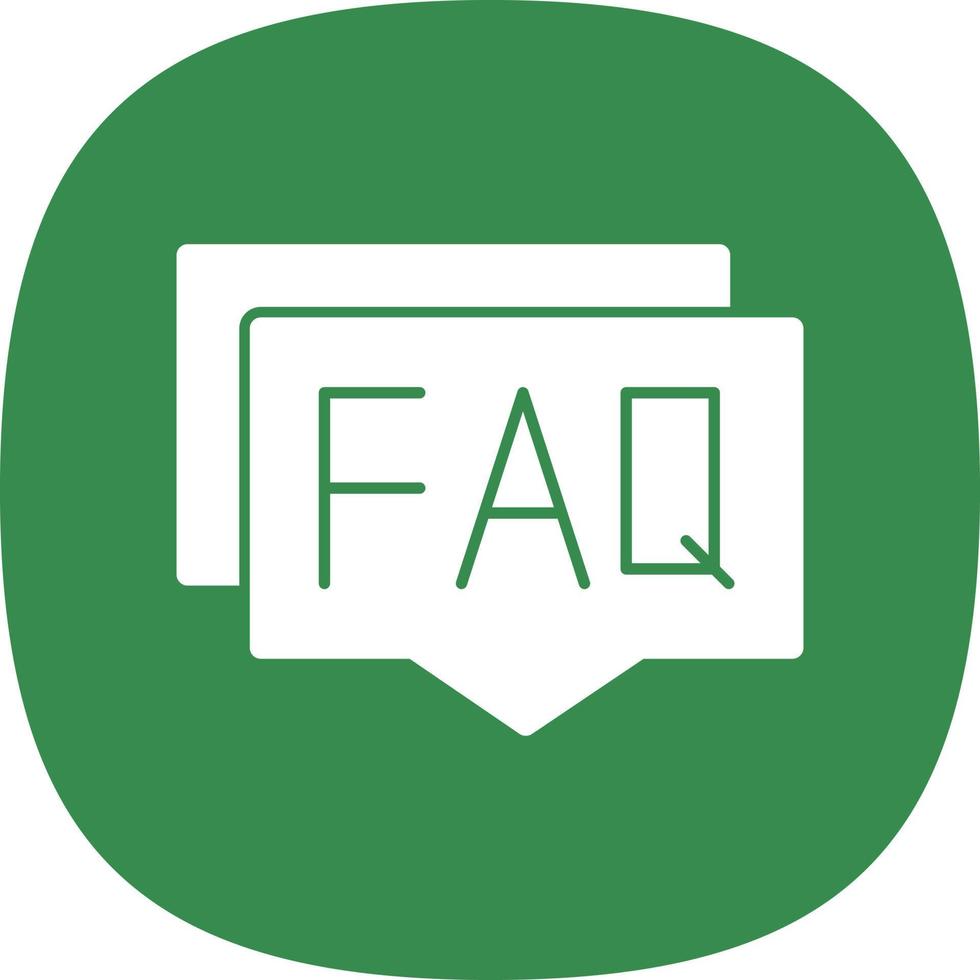 Faq Vector Icon Design