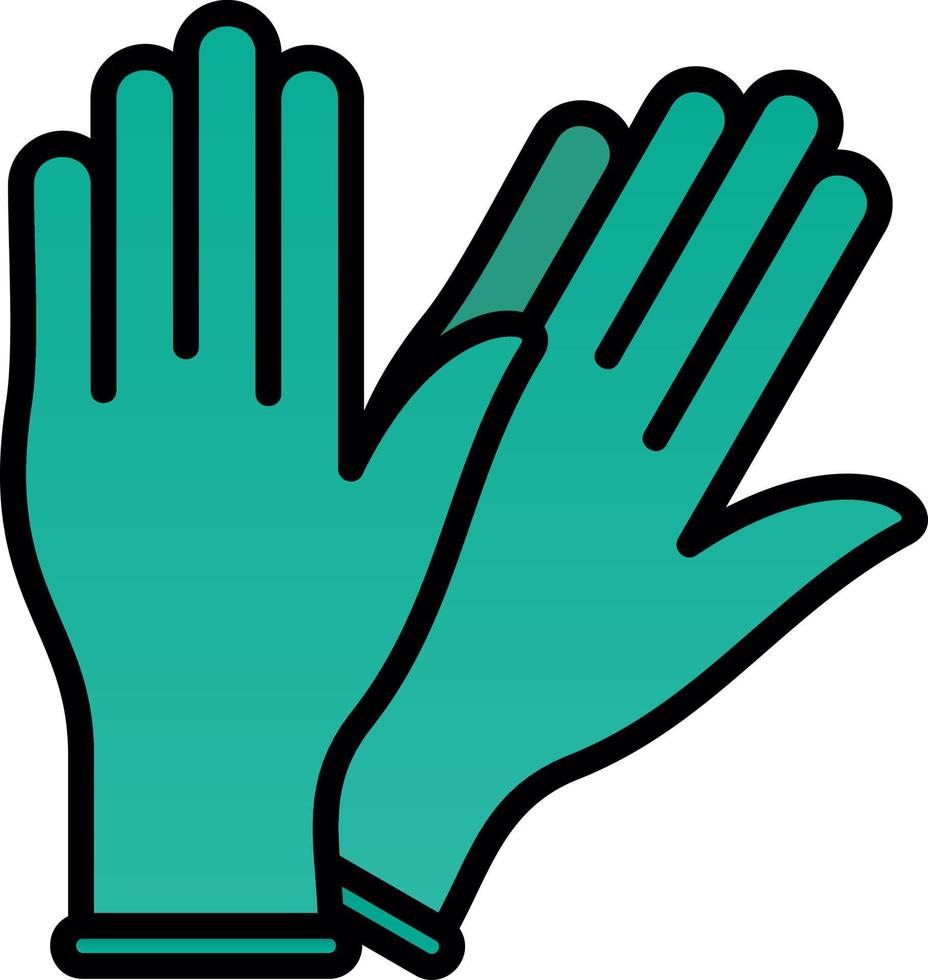 Gloves Vector Icon Design