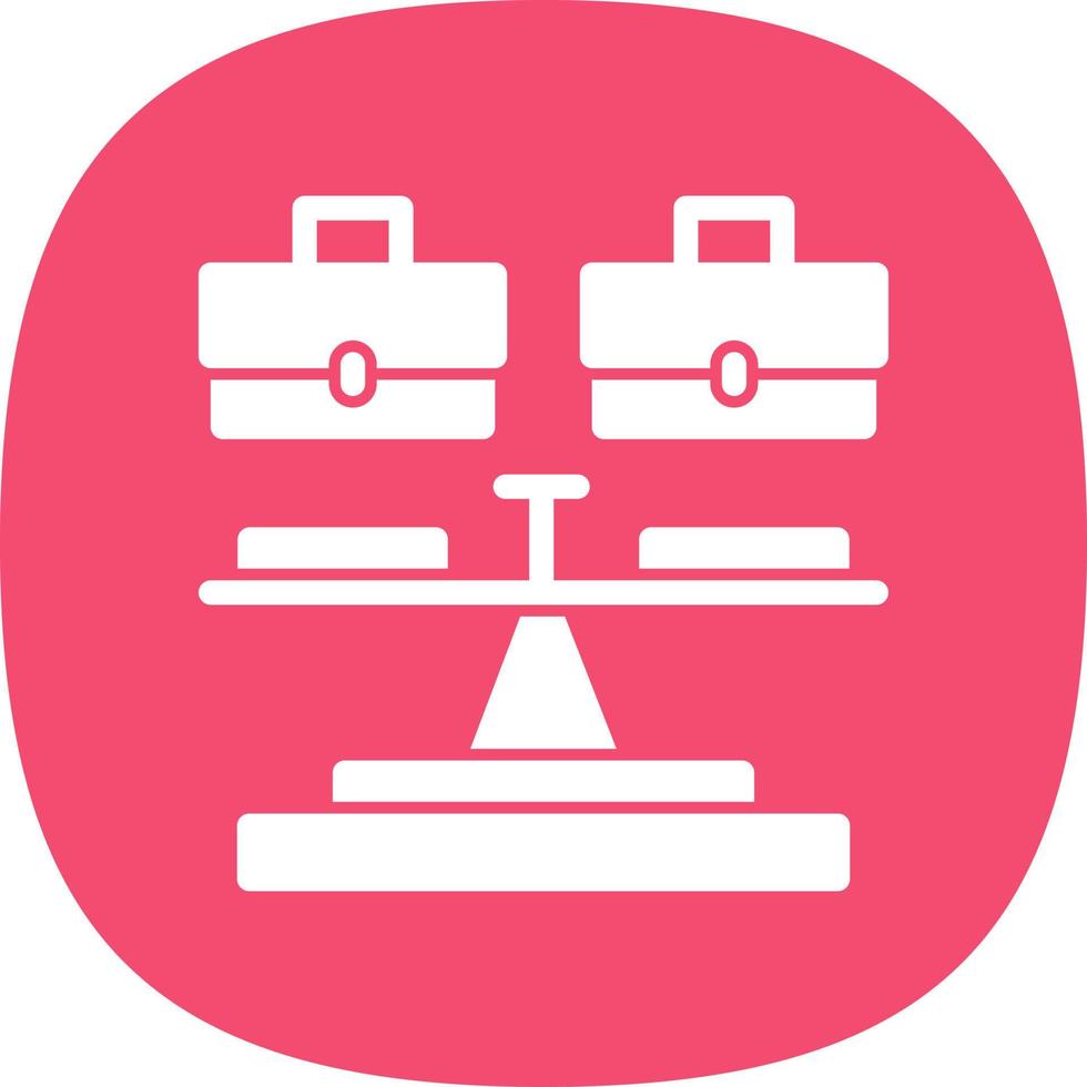 Counterbalance Vector Icon Design