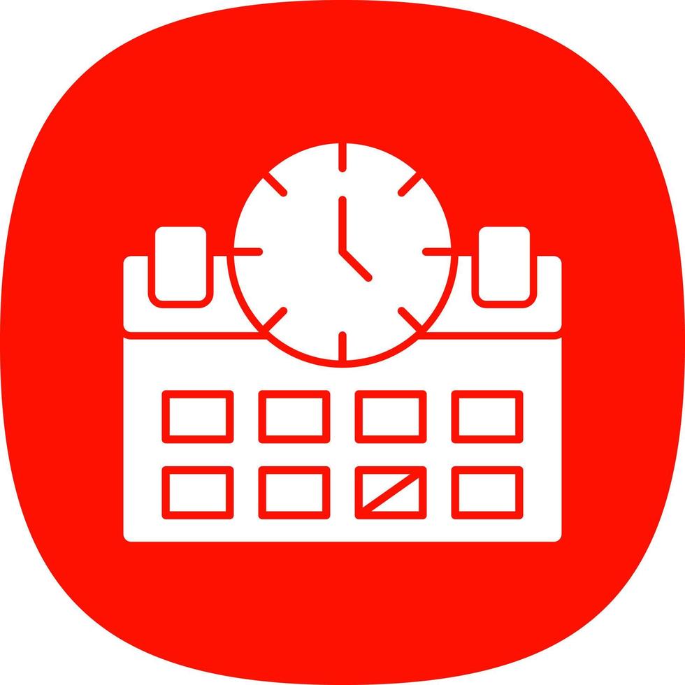 Deadline Vector Icon Design