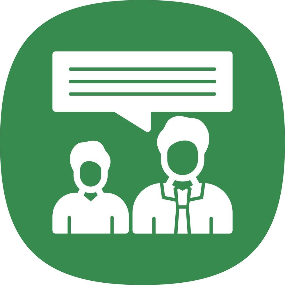 Leader Vector Icon Design