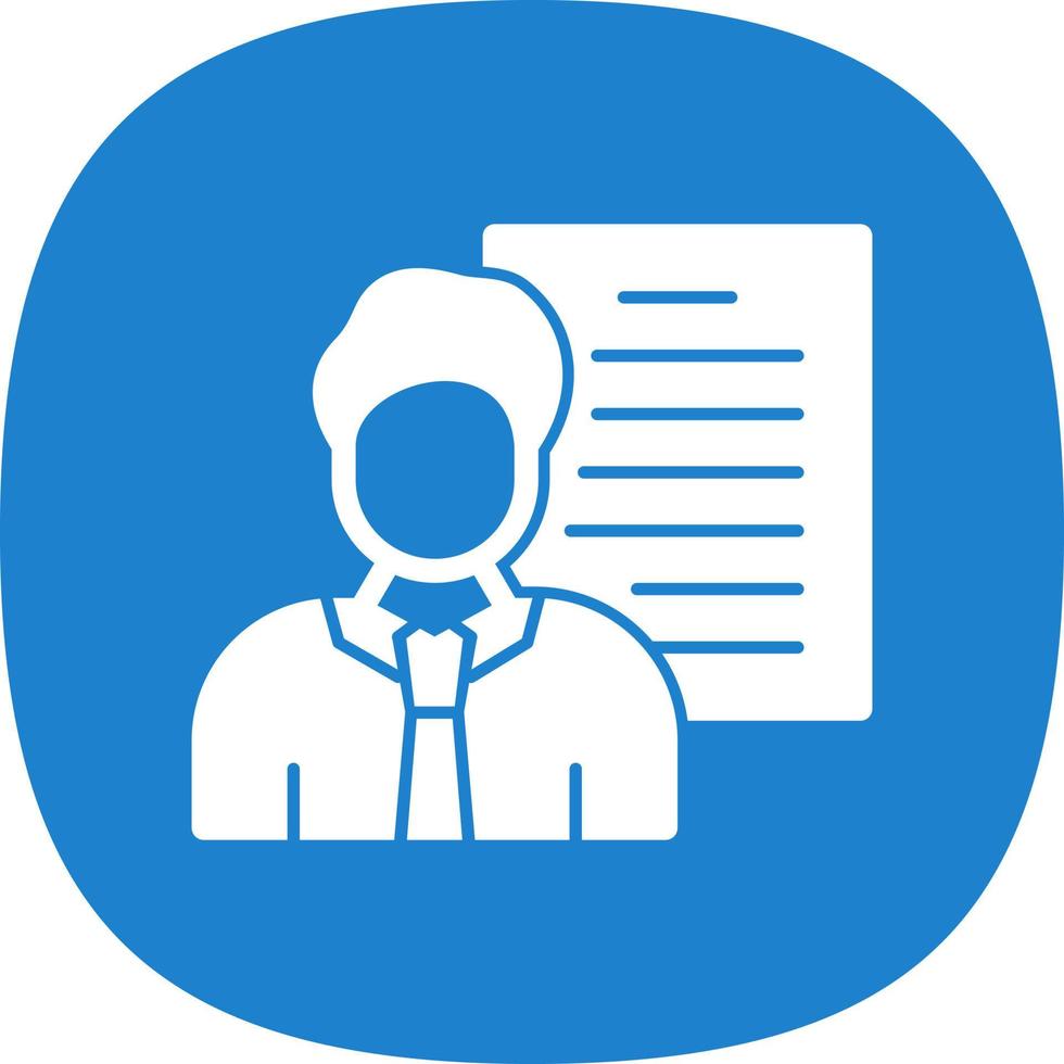 Advisor Vector Icon Design