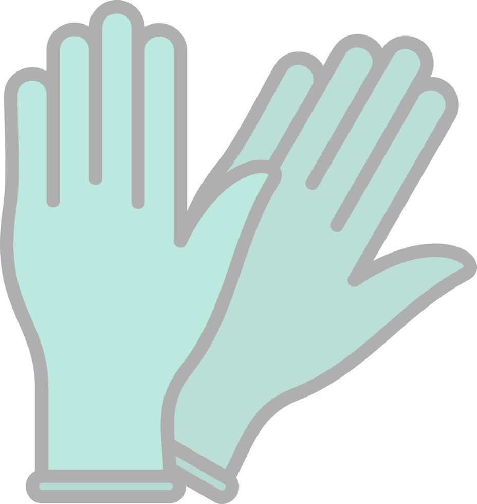 Gloves Vector Icon Design