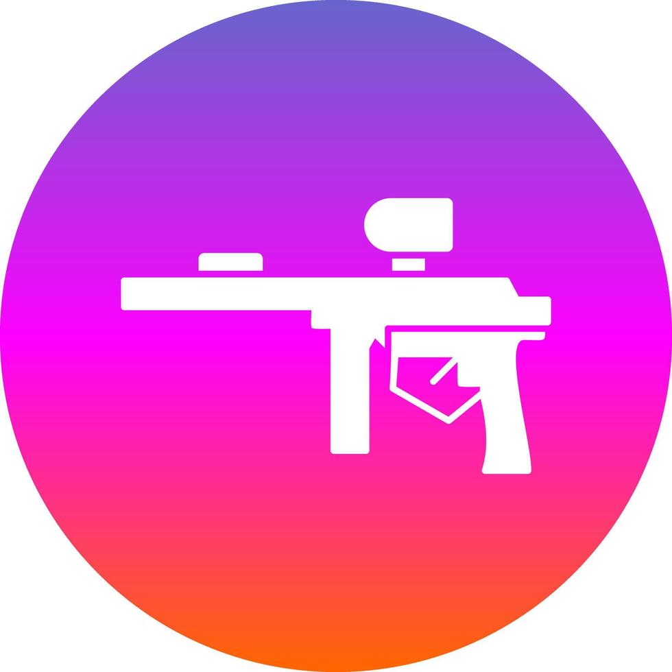 diseño de icono de vector de paintball