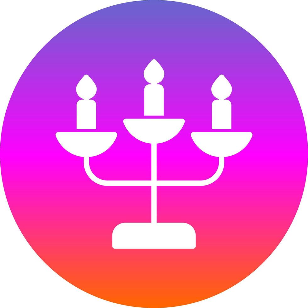 Candelabra Vector Icon Design