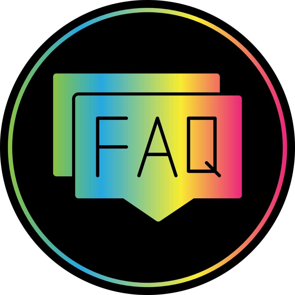Faq Vector Icon Design