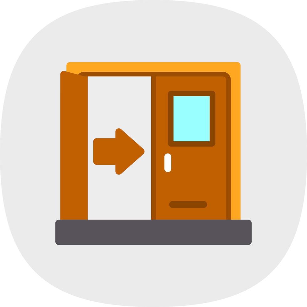 Exit Vector Icon Design