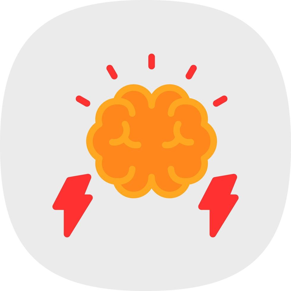 Brain Power Vector Icon Design