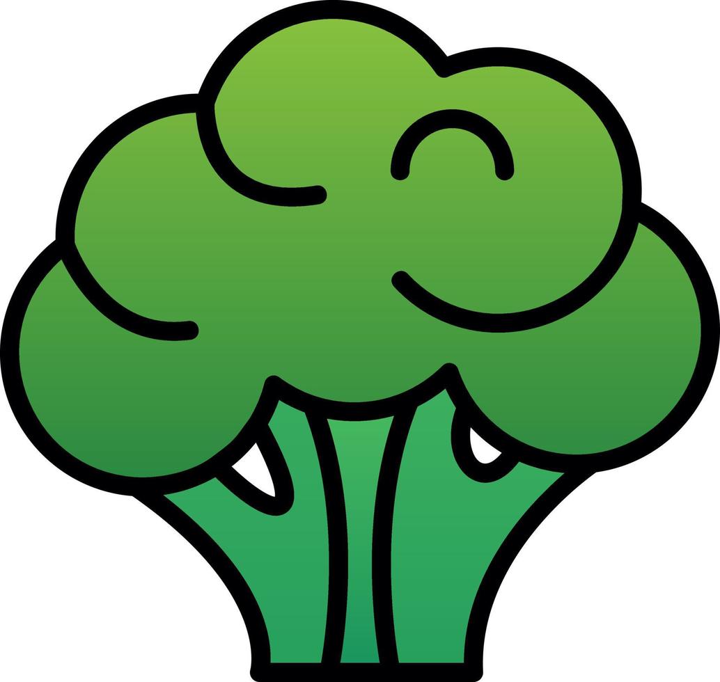 Broccoli Vector Icon Design