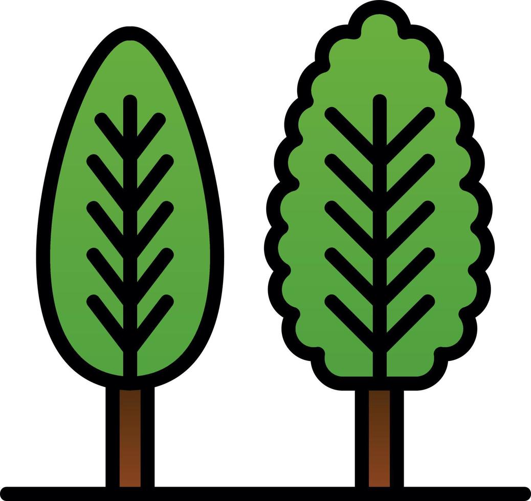 Cypress Vector Icon Design