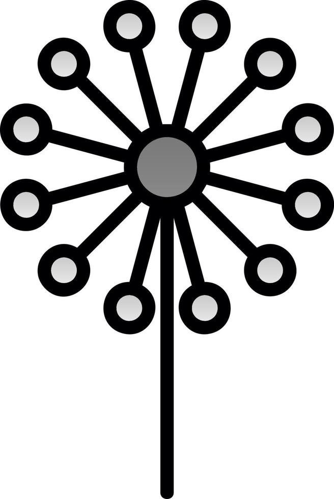 Dandelion Vector Icon Design
