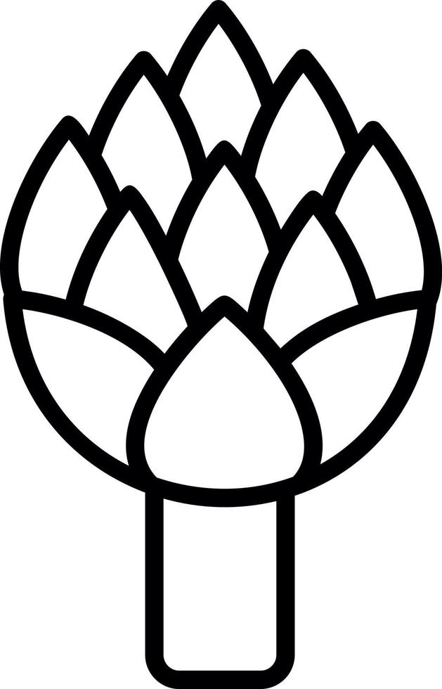 Artichoke Vector Icon Design