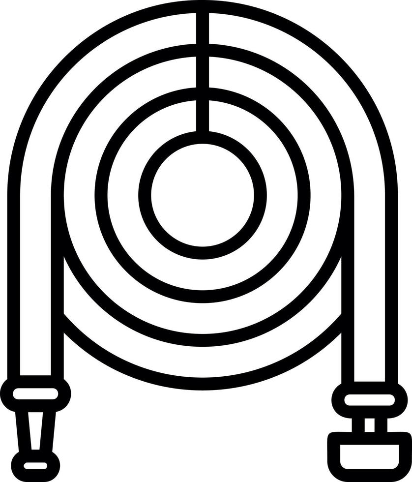 Garden Hose Vector Icon Design