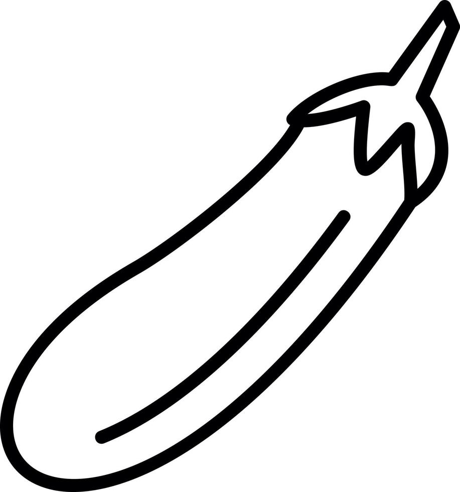 Eggplant Vector Icon Design
