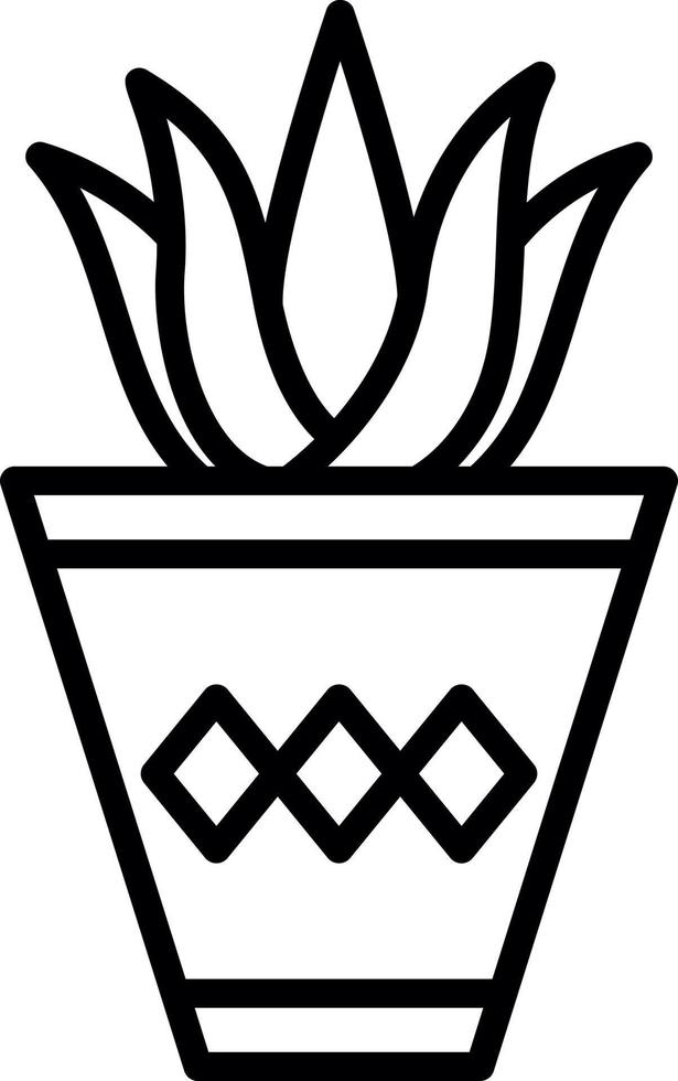 Aloe Vera Vector Icon Design
