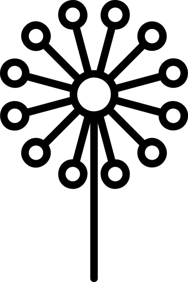Dandelion Vector Icon Design