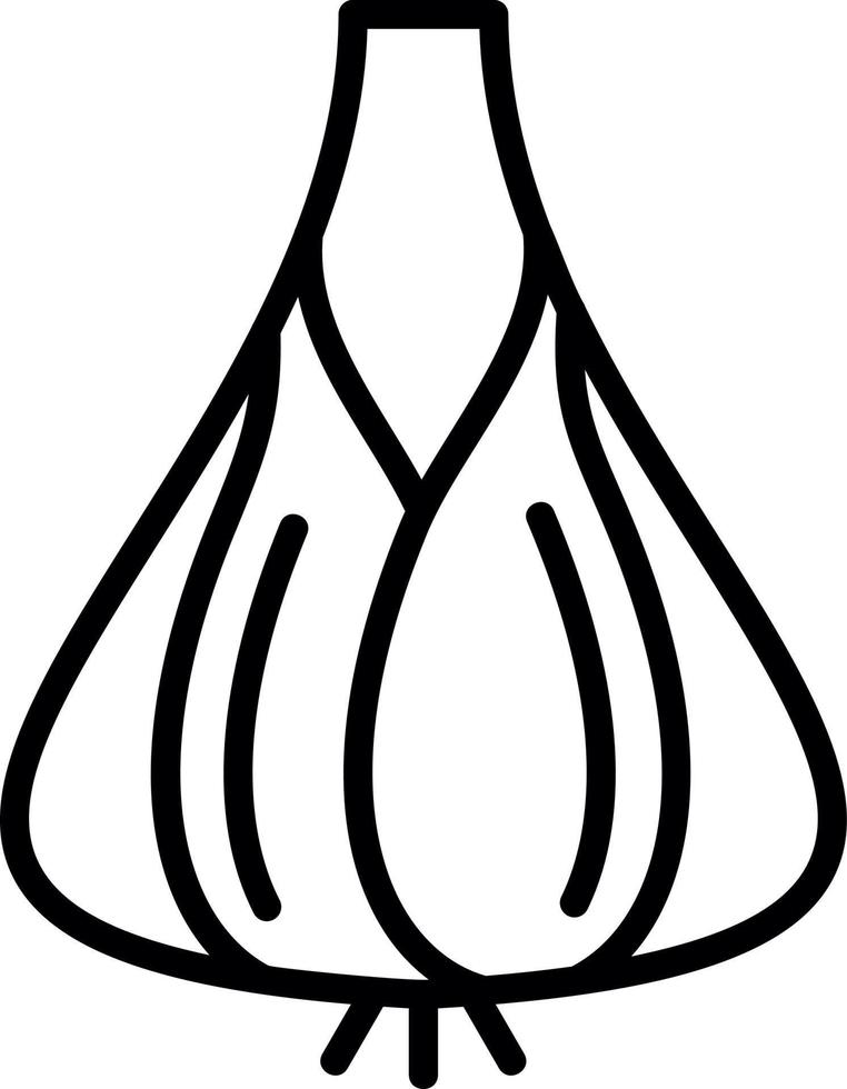 Garlic Vector Icon Design