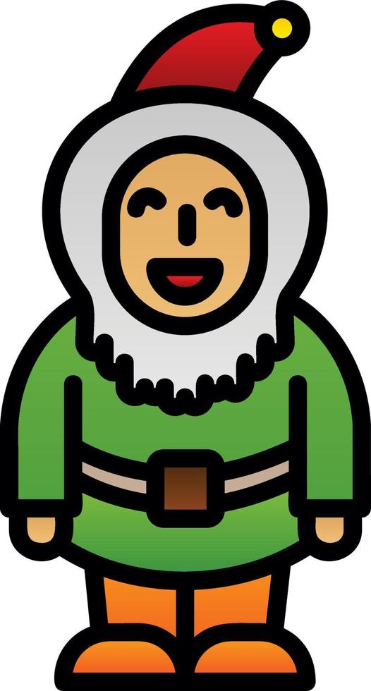 Gnome Vector Icon Design