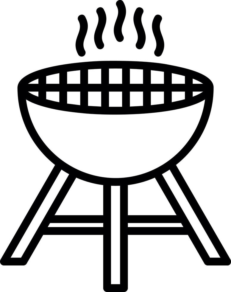 diseño de icono de vector de parrilla