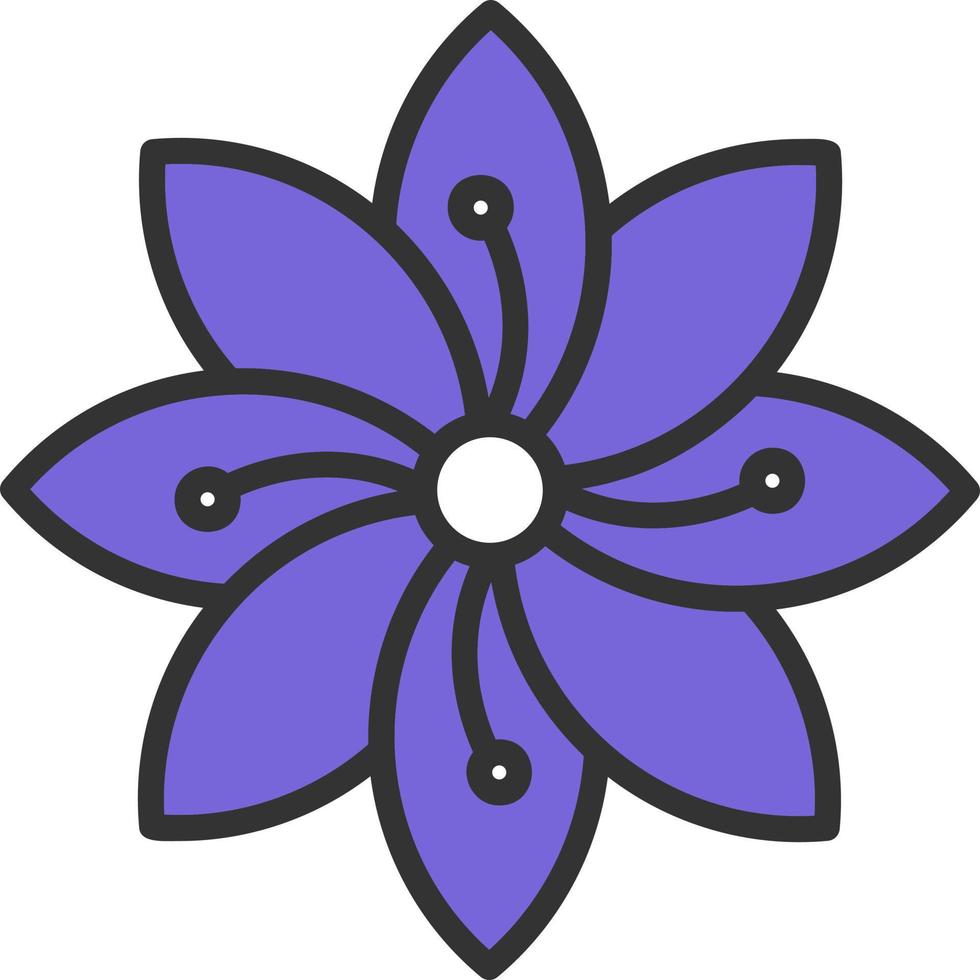 Hydrangea Vector Icon Design