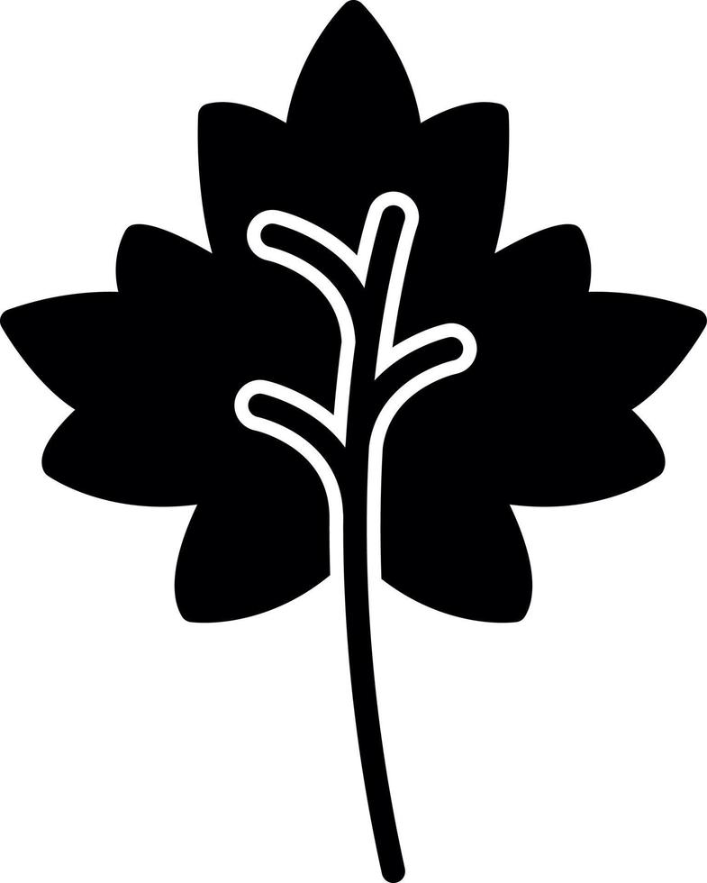 Autumn Leaves Vector Icon Design