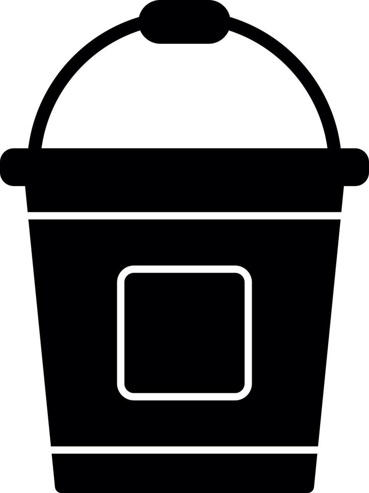 Bucket Vector Icon Design