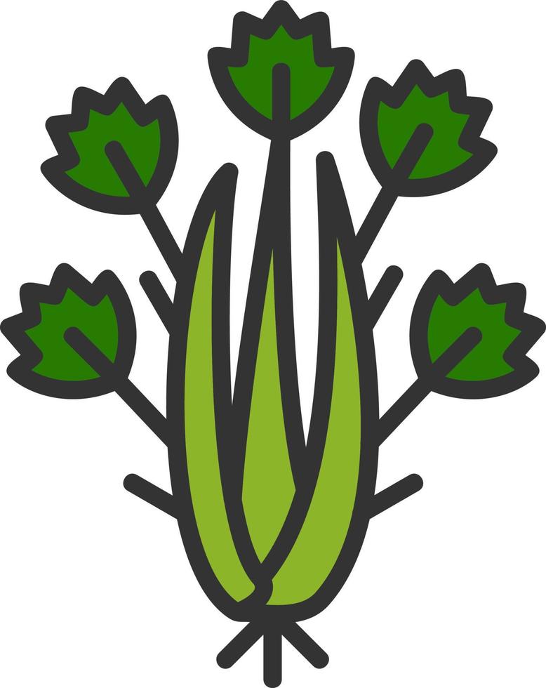 Celery Vector Icon Design