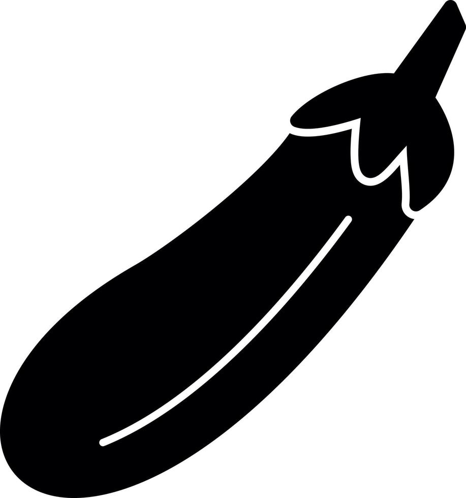 Eggplant Vector Icon Design