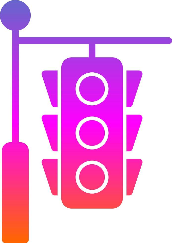 Traffic Lights Vector Icon Design