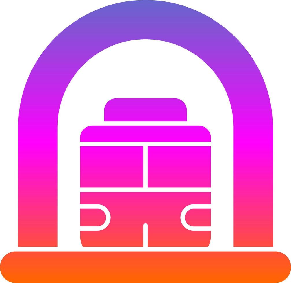 diseño de icono de vector de metro