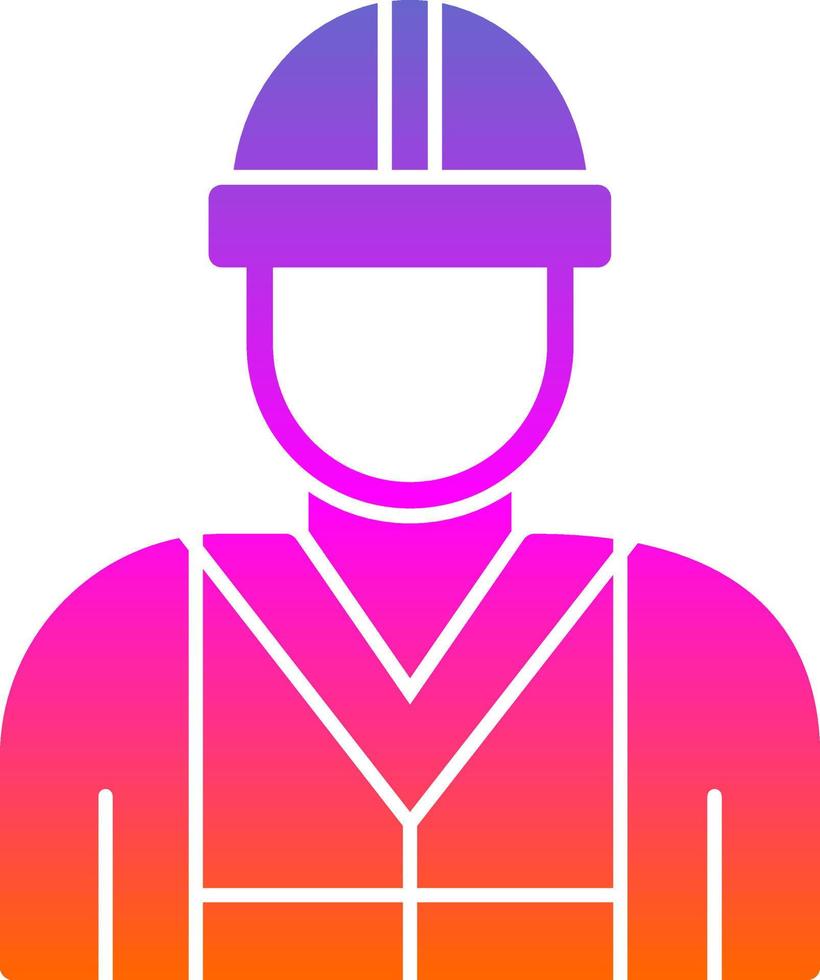 Firefighter Vector Icon Design