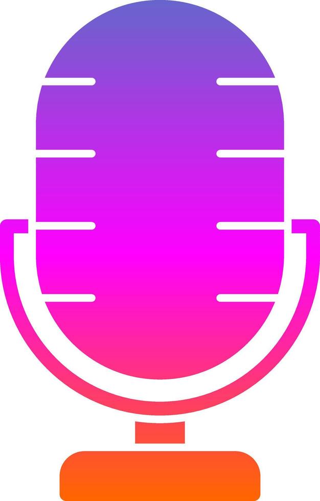 Microphone Vector Icon Design