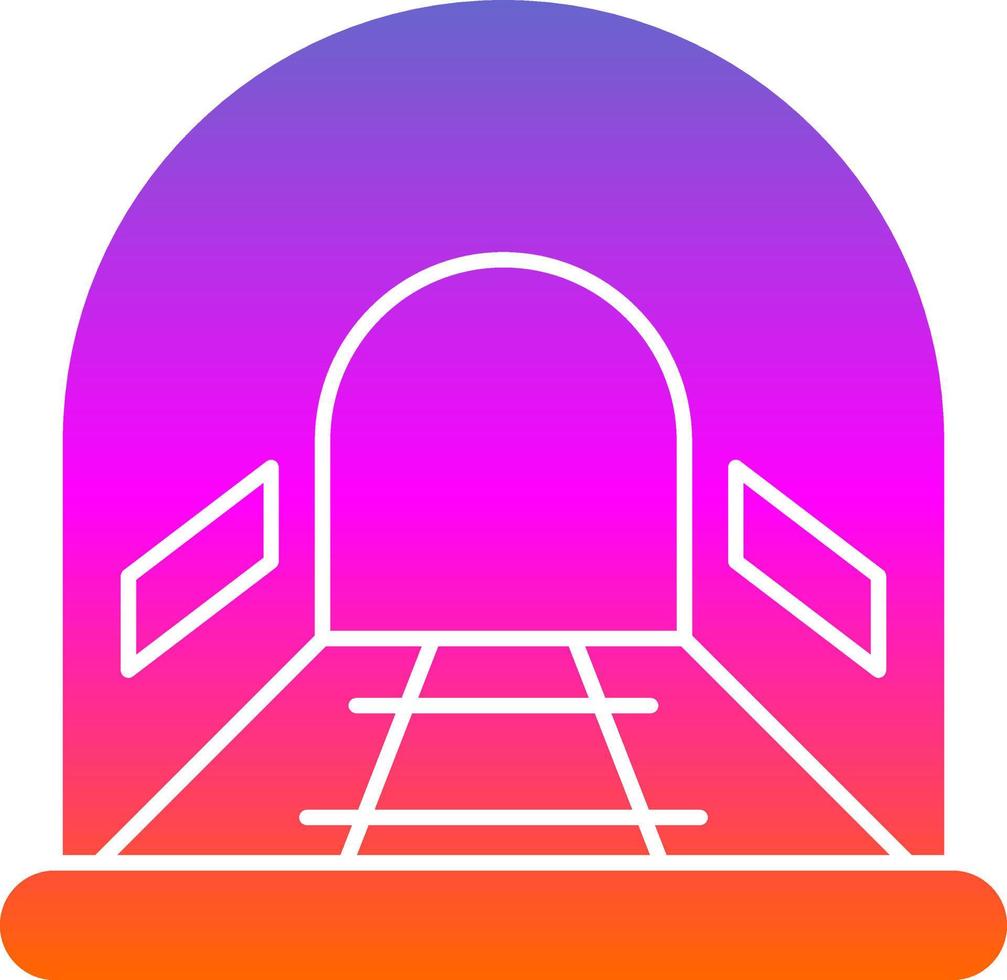 Tunnel Vector Icon Design