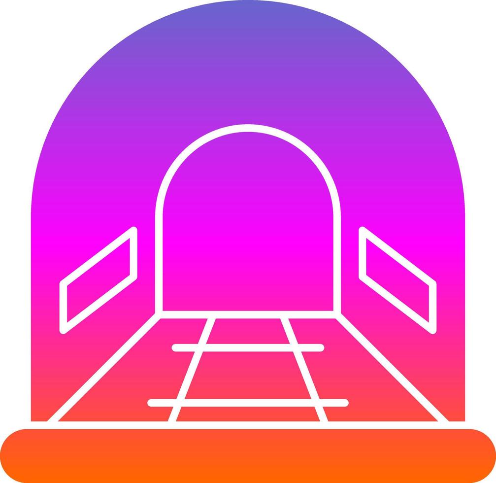 Tunnel Vector Icon Design