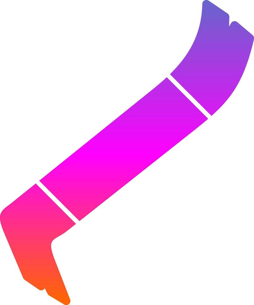 Crowbar Vector Icon Design