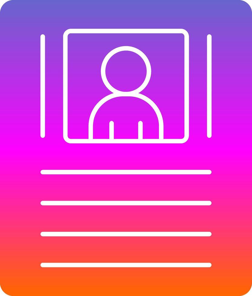 Resume Vector Icon Design