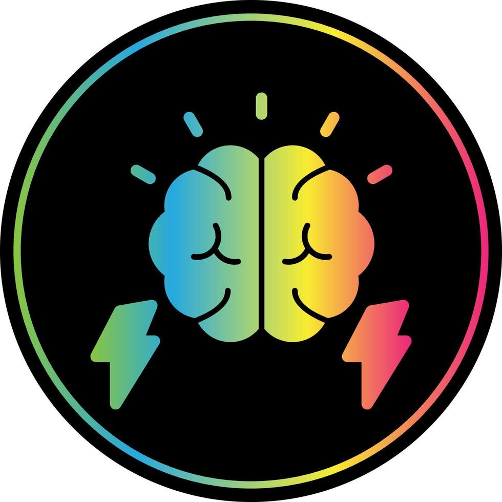 Brain Power Vector Icon Design