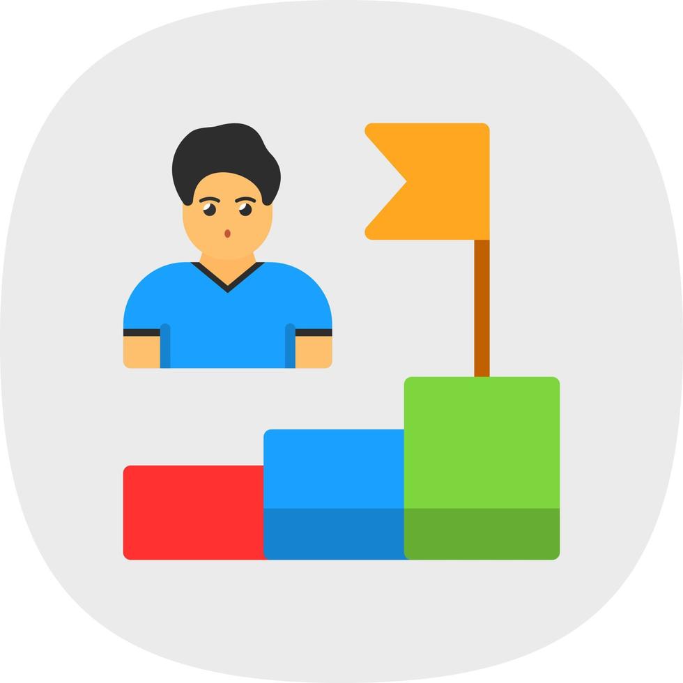 Go To Success Vector Icon Design
