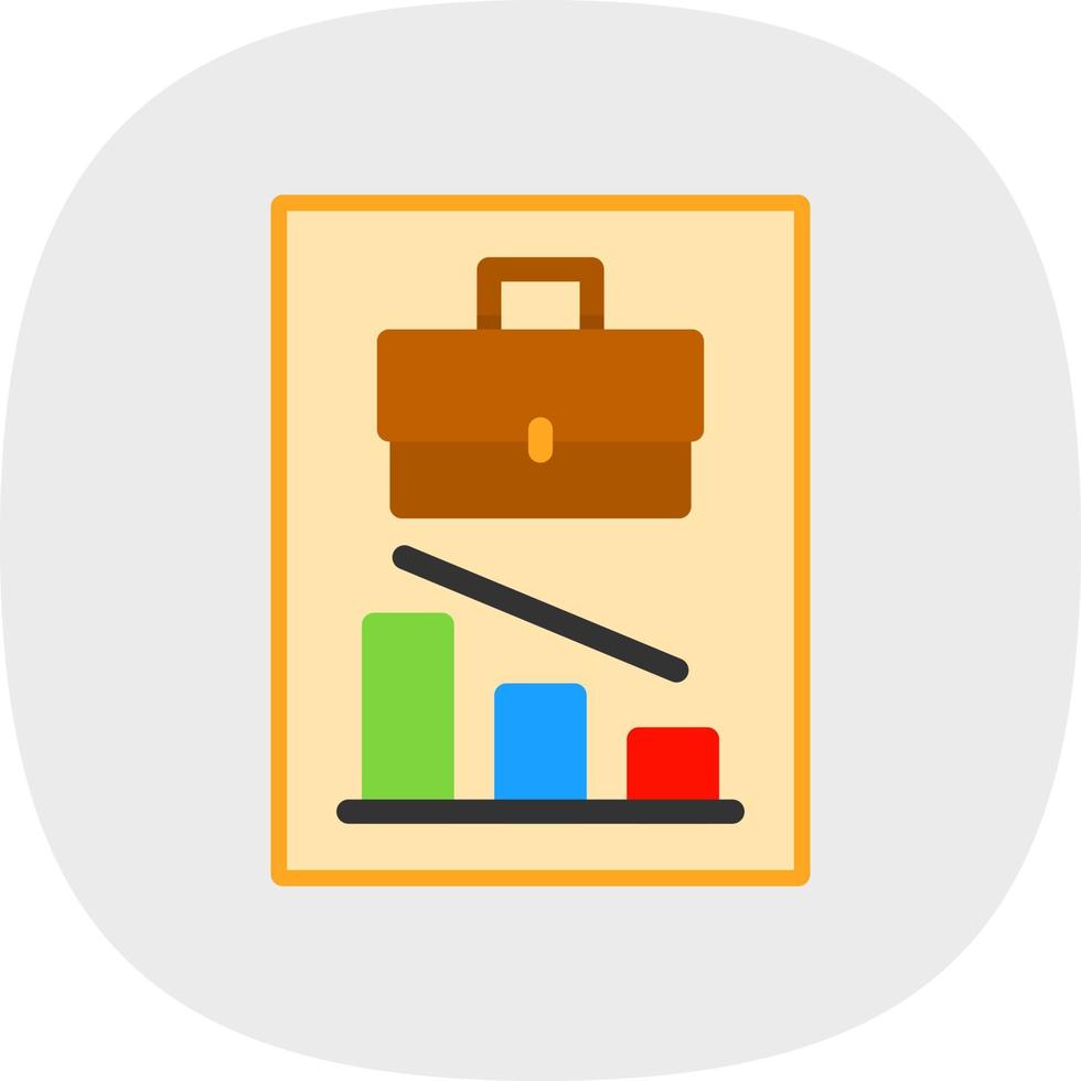 Business Fail Vector Icon Design
