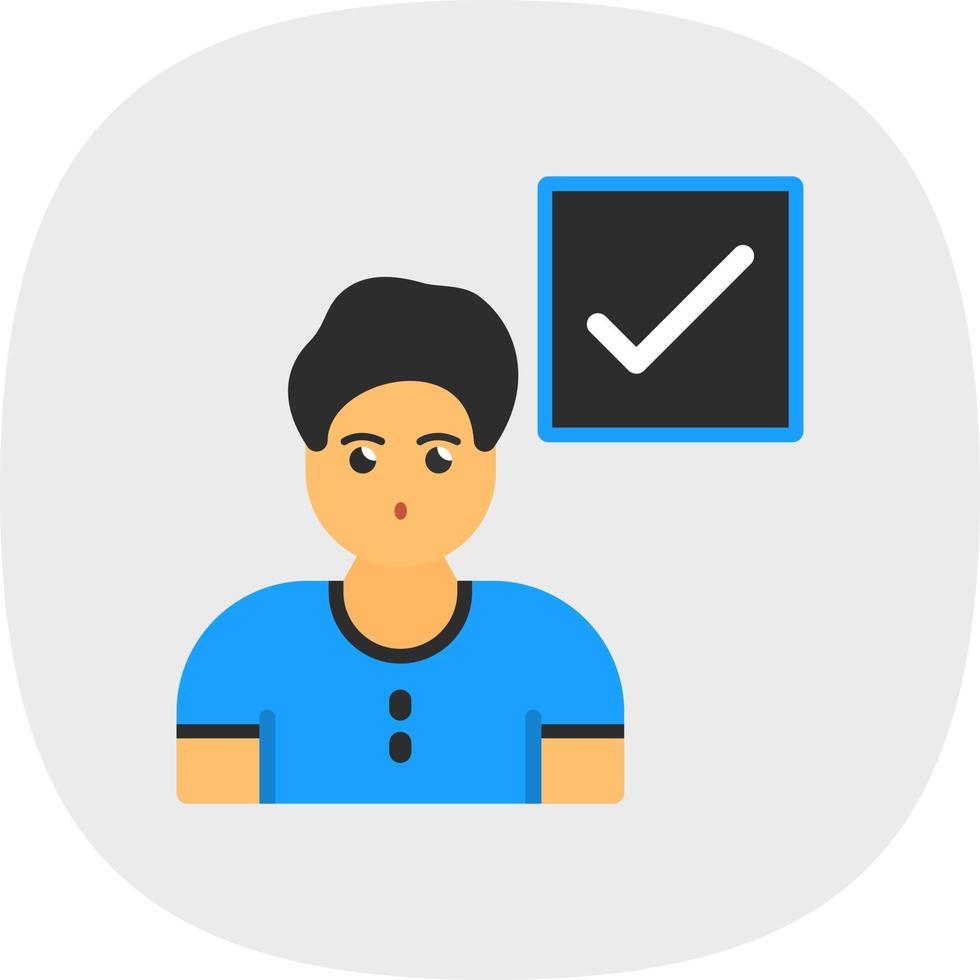 Correct User Vector Icon Design