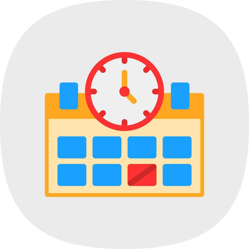 Deadline Vector Icon Design