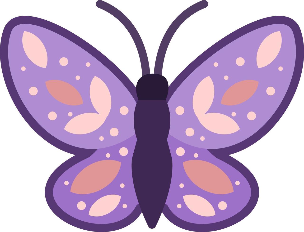 diseño de icono de vector de mariposa